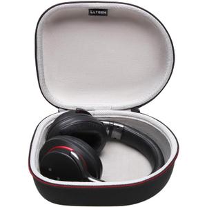 Headphone Headset Case Compatible with JBL, Beats, Sony, Soundcore Anker, Raycon, TOZO, SteelSeries, Logitech, Jabra, Bose, Audio-Technica, Sennheiser Headphones, Black+Grey