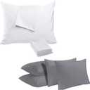 Niagara 4 Pack Standard 20x26 inches White and Grey