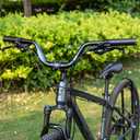 31.8 Bike Handlebar - 25mm, 55mm, 70mm, 90mm,120mm Riser Handlebar - 780mm Aluminium Alloy Mountain Bike Bicycle Handlebars (120mm Rise)