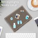 2 x Clear Case for All-New 7" Kindle Paperwhite 12th Generation 2024&Kindle Colorsoft Signature Edition2024,Ultra Soft TPU Cover PU Back Cover Shell with Thin Slim Lightweight Protection,Matte Black