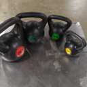 Fitvids Kettlebell Sets 4 Piece Strength Training KettleBells Weight Set 5lb, 10lb, 15lb, 20lb Kettle Bell