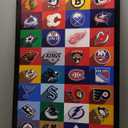 NHL League - Logos 25 Wall Poster, 34L" x 22.4W", Black Framed Version