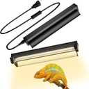 T5 UVB Reptile Lighting Fixture, UVB Light for Reptiles, 39W 5.0 UVB Lighting Combo Kit for Desert & Tropical Reptiles (Lizard, Bearded Dragon, Tortoise), 34INCH