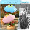 Plant Umbrellas for Outdoor Plants, 26" Larger Plant Shade for Potted Plants and Garden Beds, 40" Adjustable Angle Sun Protection Shade Cover Garden Umbrella for Plants, Flowers, Vegetables