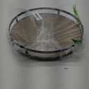 Defined Deco 12in Decorative Tray-Round Serving Tray with Metal Handle-Decorative Trays for Home Decor,Living Room Decor,Coffee Table Decor,Rustic Wooden Tray for Kitchen Table Decor,Dining Table. (Brown)