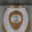 Bemis 1500EC 390 Lift-Off Wood Elongated Toilet Seat, Cotton White (Pack of 1)