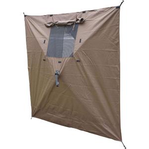 Clam Quick-Set Wind and Sun Panel Attachment for Escape Sport Screen Shelter Canopy Tent with Carrying Bag, Accessory Only (2 Panel, Brown)