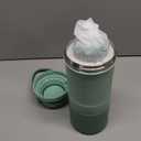 Momcozy 22oz Portable Breast Milk Cooler for Outdoor, Life Saver with 360 Total Cooling for 24 Hours, Larger Capacity Travel Breastmilk Chiller with 2pcs Baby Bottles for Breastmilk Storage, Green