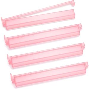 Mahjong Racks,4PCS Clear Acrylic Mahjong Racks with Pushers,American Mahjong Accessories Mahjong Gifts Pink
