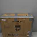 Foldable Aluminum Rollator Walkers with Cushion Seat for Senior, 16lbs Lightweight & 500 lbs Max Load, Adjustable 5-Level Seat Height & 6-Level Handles Height,8" Big Wheels,Dual Braking, Storage Bag (Dark Green)