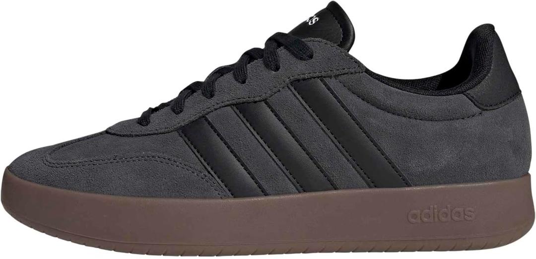 adidas Men's Barreda Fashion Sneakers (13, Grey/Black/Gum)
