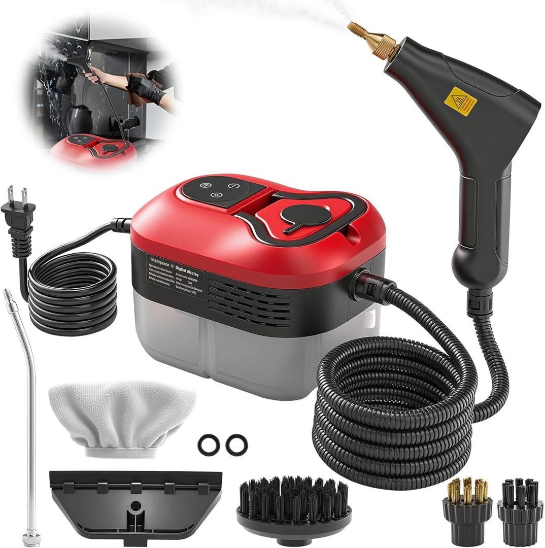 Saker Steam Cleaner for Home, 6-Level Adjustable Steamer for Cleaning, Portable Handheld Steam Cleaner, Portable Steamer for Living Room, Kitchen, Bathroom Cleaning