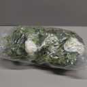 6FT Artificial Eucalyptus Garland with Flowers, 10 White Roses Baby Breath Garland Floral Greenery for Wedding Party Centerpiece Table Runner Backdrop Wall Decor Decoration