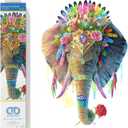 DIAMOND DOTZ Bohemian Elephant Diamond Painting Kit for Adults with Gems