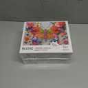 2 x BUHAH 3D Colorful Butterfly Flower Puzzles for Adults 1000 Pieces Beautiful Floral Art Jigsaw Puzzles Impossible Challenging Aesthetic Puzzle as Family Game Decor