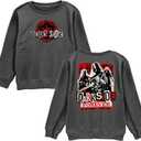 STAR WARS Darkside Punk Boys Pullover Crew Fleece (Medium, Asphalt)
