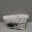 INOVADAY 100% Blackout Curtains for Bedroom, Black Out Curtains 96 Inch Long, Clip Rings Linen Blackout Drapes, Thermal Insulated Room Darkening for Living Room, 2 Panels - Beige,W50xL96