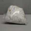 Libima 60 Inch Large White Christmas Tree Skirt with Gold Sequin Snowflakes Plush Faux Fur Christmas Tree Skirt for Xmas Holiday Winter Decorations