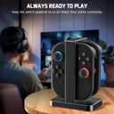 Controller Charger Dock Station for Nintendo Switch 2 Joycon, FANPL Charging Stand for 4 Switch 2 joycon Charging Indicator and Type C Charging Cable