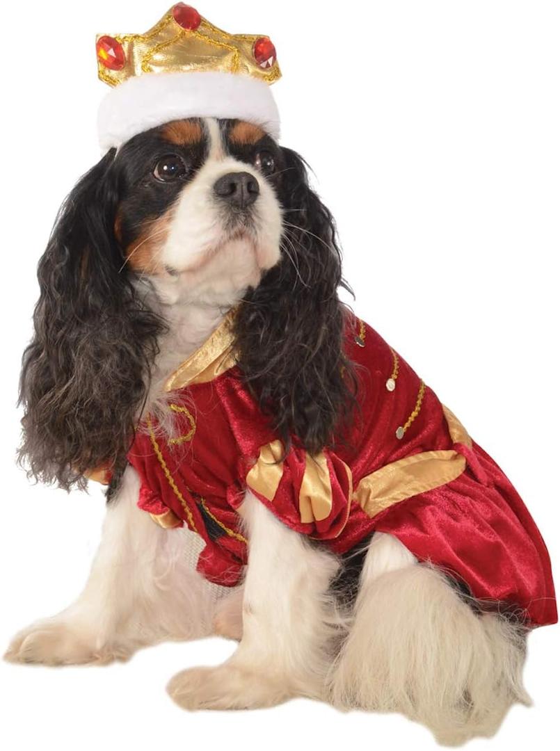 Rubies Kanine King Pet Costume for Dogs or Cats, Small (Small (Pack of 1))