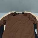 Ekouaer Womens 3 Pack Long Sleeve Shirts Fitted Tops Base Layering Tight Thermal Undershirts, XL