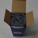 MIULEE Pack of 2 Decorative Linen Burlap Coastal Pillow Covers Farmhouse Boho Accent Pillowcases for Sofa Car Couch Bedroom Living Room Decor 18x18 Inch Grey Blue