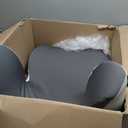 Reading Pillow for Sitting in Bed, 22H Back Pillow for Sitting Up,Lumbar Rest & Neck Support Bed Pillows,Backrest Bed Chair with Arms for Reclining,Gaming,Resting,Watching TV in Couch or Floor, Queen Size