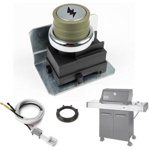 67847 Igniter Kit Replacement for Weber Genesis 300 Series Grills with Side Control(2008-2010)-Compatible with Weber Genesis igniter Replacement E310,E320,EP310,Includes Ceramic Collector Box