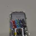 DEERLAMN Case for Google Pixel 10 Pro XL with Slide Camera Cover+Screen Protector(1 Pack), Rotated Ring Kickstand Military Grade Shockproof Protective Cover-Grey