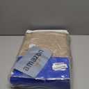 MIULEE 100% Blackout Linen Curtains for Bedroom, Brown Solid Luxury Decor Thermal Insulation Room Darkening Drapes for Living Room Nursery Back Tab Rod Pocket 42 x 90 Inches, 2 Panels