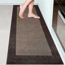 Machine Washable Kitchen Rug 24" x 70", Non Slip Kitchen Mat for Floor, Absorbent Entrance Runner Rug for Bedroom, Hallway, Bathroom, Door (Roll Packing)