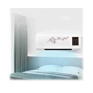 Hot and Cold Air Conditioner 2 in 1 Wall Mounted, Split Mobile Mini Air Electric Fan AC/Heating System, Portable Ductless with Remote Control for Home Bathroom Office Garage