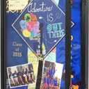 GraduatePro Graduation Shadow Box Frame 16x20 Display Case with Linen Back, Plexiglass Window Door with Hinge, Picture Frame Wedding Bouquet Memorabilia Medals Photos Memory Box for Keepsakes Black