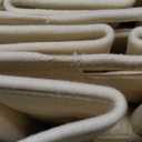 UBBCARE Set of 4 Storage Cubes-13 X 13 X 13 In, Cotton Rope Basket for Shelves, Toys, Book, Cube Storage Bin with Handles, Woven Storage Basket for Organizing, Beige