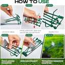 Qualirey 2 Pcs Outdoor Gopher Trap Easy Set Mole Trap Weather Resistant Gopher Killer Vole Killer for Lawn Garden Farm (Green)