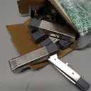 Onemake 10 Pack Soft Close Motion Damper Mechanism for Full Overlay Hinges, Smooth Slow Straight-Arm, Clip Top Retrofitting Attachment, Cabinet Door Concealed Replacement Hardware Accessories