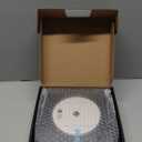 Gueray Portable CD Player, Bluetooth CD Kpop Player for Desktop with HiFi Sound Speaker, FM Radio CD Music Player for Home with Remote Control, Dust Cover, LED Screen, Support AUX/USB, Headphone Jack (Black)