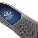 DECARSDZ Men's Loafers Casual Slip On Shoes Knit Mesh Fabric Shoe C021 (8.5 Wide, Gray Black)