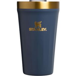 STANLEY Everyday Tumbler 16 oz | Press Fit Drink Through Lid | Beverage, Coffee, and Cocktail Cup | Insulated Stainless Steel Glass | BPA-Free | Twilight Gold PVD