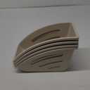 4 Pcs Paper Plate Holder, 10 Inch Plastic Paper Plate Dispenser, Dinner Plate Organizer for Countertop, Reusable Plate Storage Rack for Kitchen Cabinet for Countertop Kitchen Under Cabinet