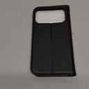 SHIELDON Wallet Case for iPhone 17 Pro Max 6.9-inch 2025 | Genuine Leather | RFID Blocking | Credit Card Holder | Flip Magnetic Cover | Kickstand | Shockproof Inner Phone Shell | Black