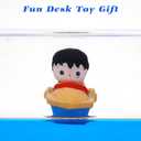 Anime Figure Merch Unsinkable Ship Model Pirate Boat in a Bottle BoxNon Sinking Acrylic Cruise Ship Fluid Drift Bottle Desk for Decor Ornament Fans Gifts (A)