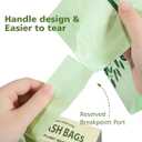 AYOTEE Small Compostable Trash Bags 3 Gallon Trash Bag with Handle, 11.36 Liter/100 Count Small Compost Bags 3 Gallon, Mini Biodegradable Compost Bags for Countertop Bin, Compostable Food Scrap Bag