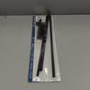 PrimeBeau Magnetic Curtain Rods for Metal Doors Multi-Use Curtain Rods for Small Windows Cafe Sidelight and Iron Steel Places, 1/2 Inch Diameter, Tool Free (2 Pack, Adjust from 16 to 28 Inch, Black)