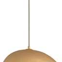 15.7 Inch Pendant Light Fixture for Kitchen Island Dining Room,Japanese Wabi-Sabi Style Bird Nest Shape Hanging Lamp,Gold