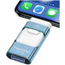 256GB Flash Drive for iPhone Photo Stick,Thumb Drive USB Stick High Speed Transfer USB Drives External Picture Video Storage Memory Expansion for iPhone/iPad/PC (Blue)