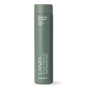 L'ANZA Scalp Therapy Balancing Shampoo For Damaged Hair & Sensitive Scalps, Soothes Dryness, Moisturizing, Removes Buildup, Gentle Daily Cleanse, Leaves Hair Soft, Color Safe Sulfate Free (10.1 Fl Oz)