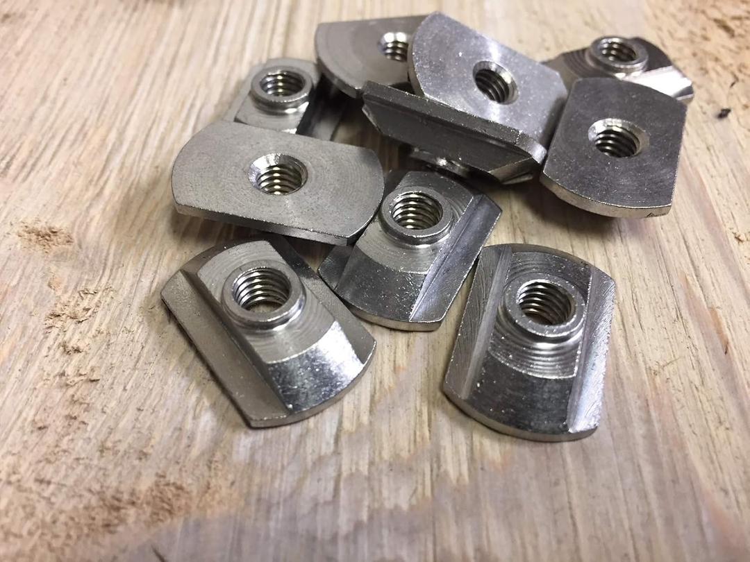 M6 Stainless Steel Hydrofoil T-Nuts Set of 10