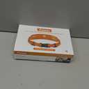 GPS Wireless Dog Fence with Free App, Electric Fence System with Training Collar, Portable Fence for Outdoor Use, Rechargeable Waterproof Flexiable Collar, Adjustable for Large Medium Dogs (Orange)