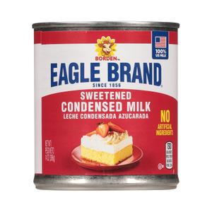 Eagle Brand 14oz Sweetened Condensed Milk, Great for Flan, Cooking, Baking, Drinks, Dessert, Ice Cream, No Artificial Ingredients, Gluten Free, Rich Creamy Flavor, rBST-Free, Kosher-Dairy, Best By 12/062027